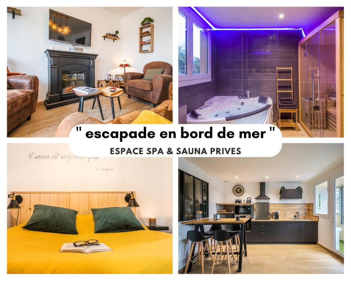 Escapade En Bord De Mer Avec Sauna Et Spa Prives Binic Kültér fotó
